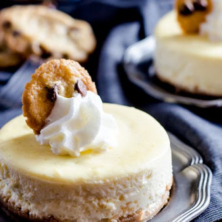 Mini Cookie Dough Cheesecakes